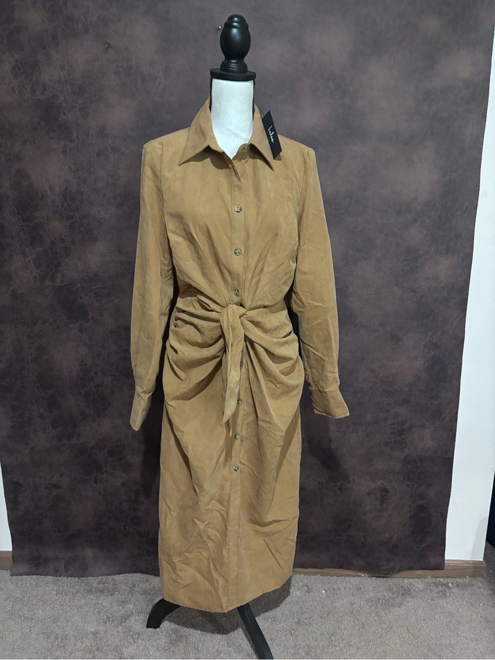 Lulus Autumnal views brown dress